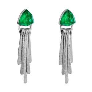Mineral stone earrings