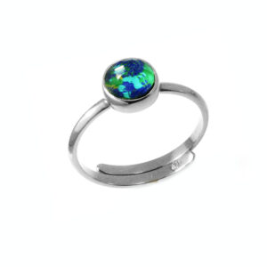 Mineral stone ring 7.5mm