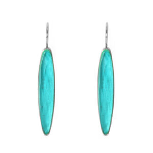 Mineral stone earrings N2 (4,4cm height & 6,3mm thick)